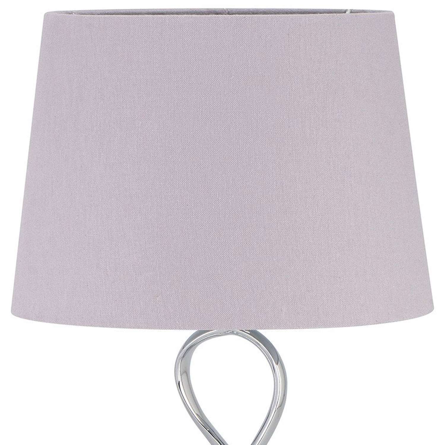 Silver Sculpture Modern Ornate Table Lamp Image 2