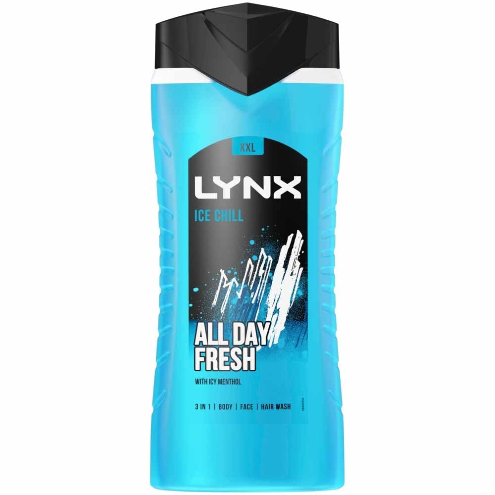 Lynx XXL Ice Chill Shower Gel Case of 6 x 500ml Image 2