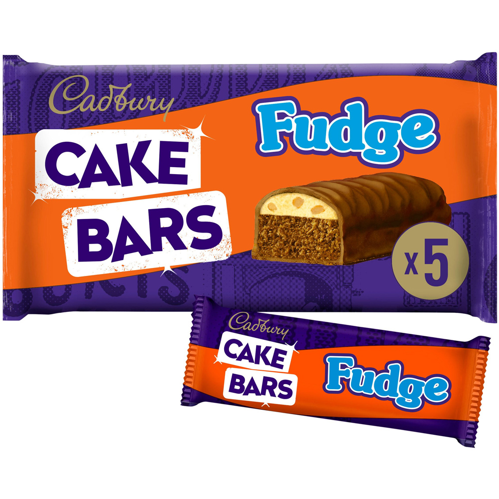 Cadbury Fudge Cake Bars 5 Pack Image