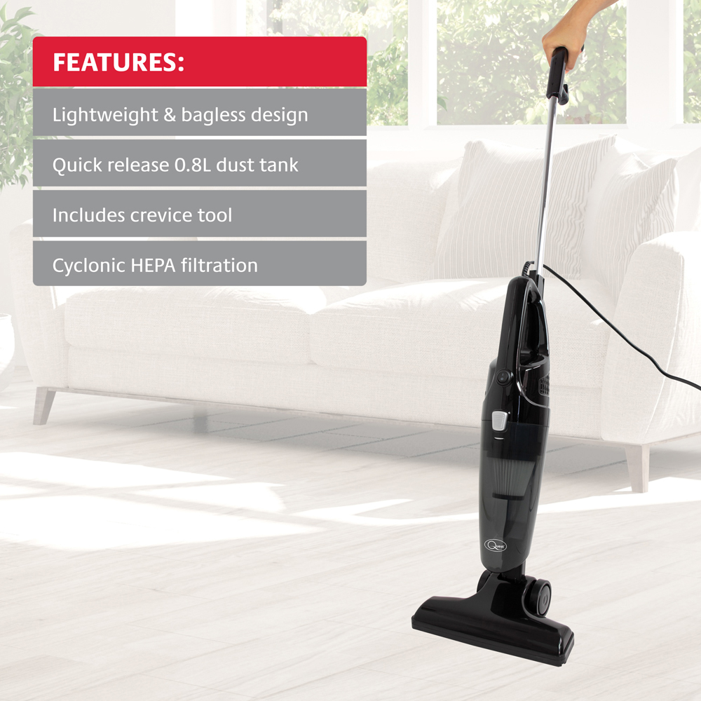 Quest Black 2 in 1 Upright and Handheld Vacuum Cleaner Image 4