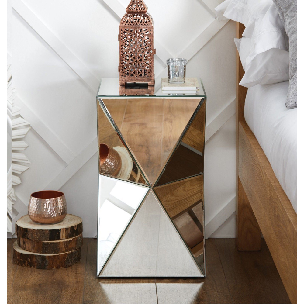 Furniturebox Georgia Silver Side Table Image 2