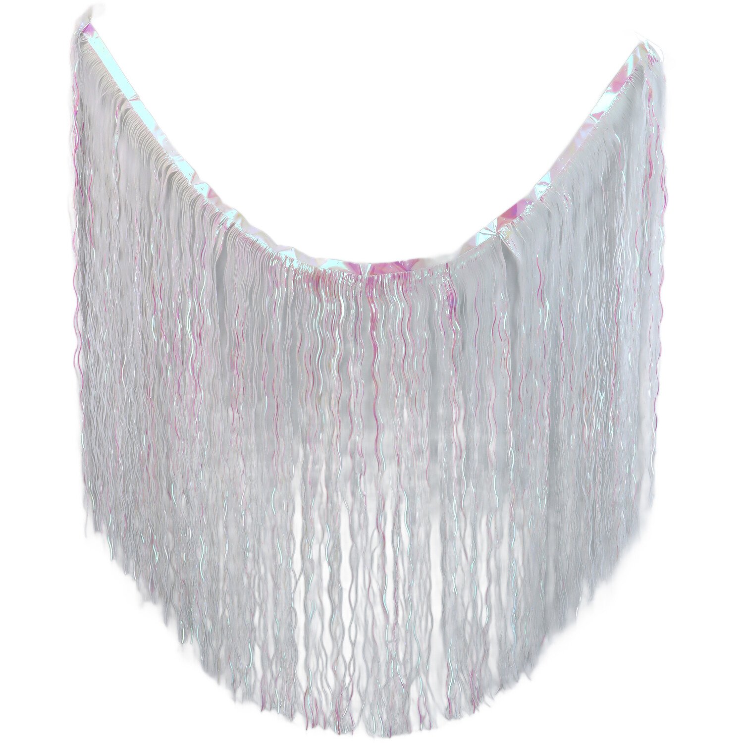 White Iridescent Lametta White Image 4