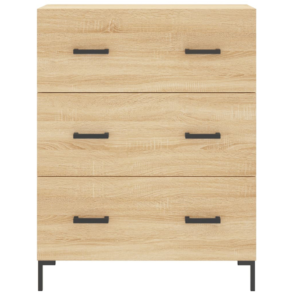 vidaXL 2 Door 3 Drawer Sonoma Oak Image 8