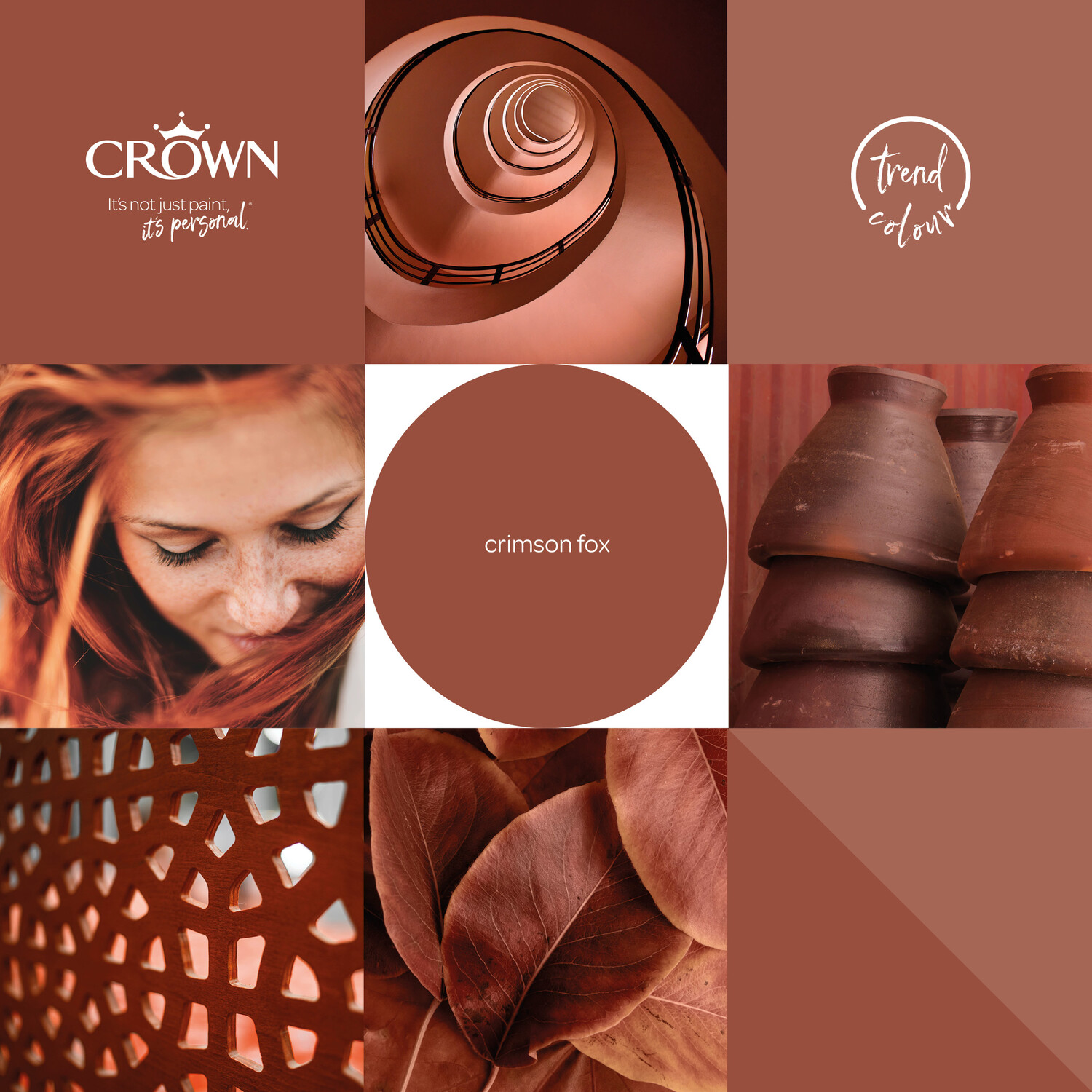 Crown Breatheasy Matt Emulsion Tester Pot - Crimson Fox Image 2