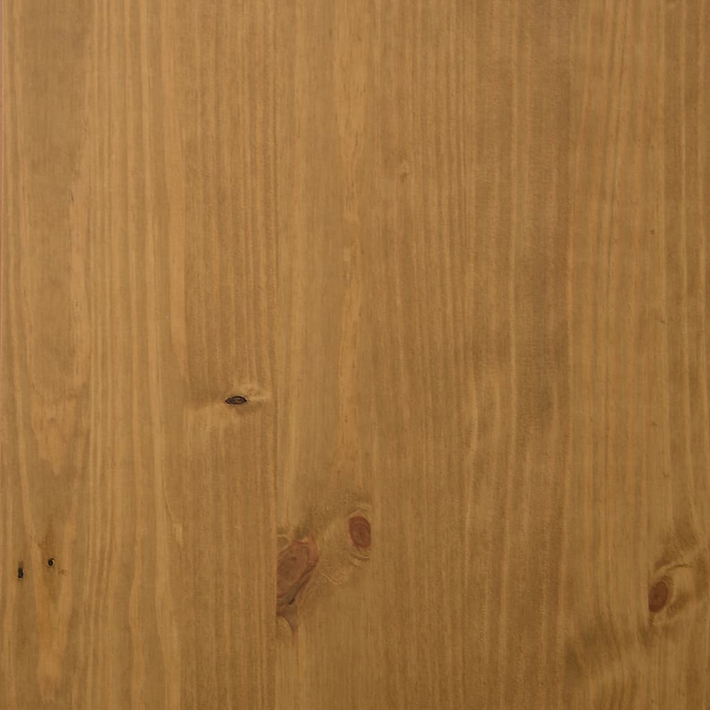 vidaXL 3 Door Single Drawer Single Shelf Brown Oak Solid Pine Wood Highboard Image 8