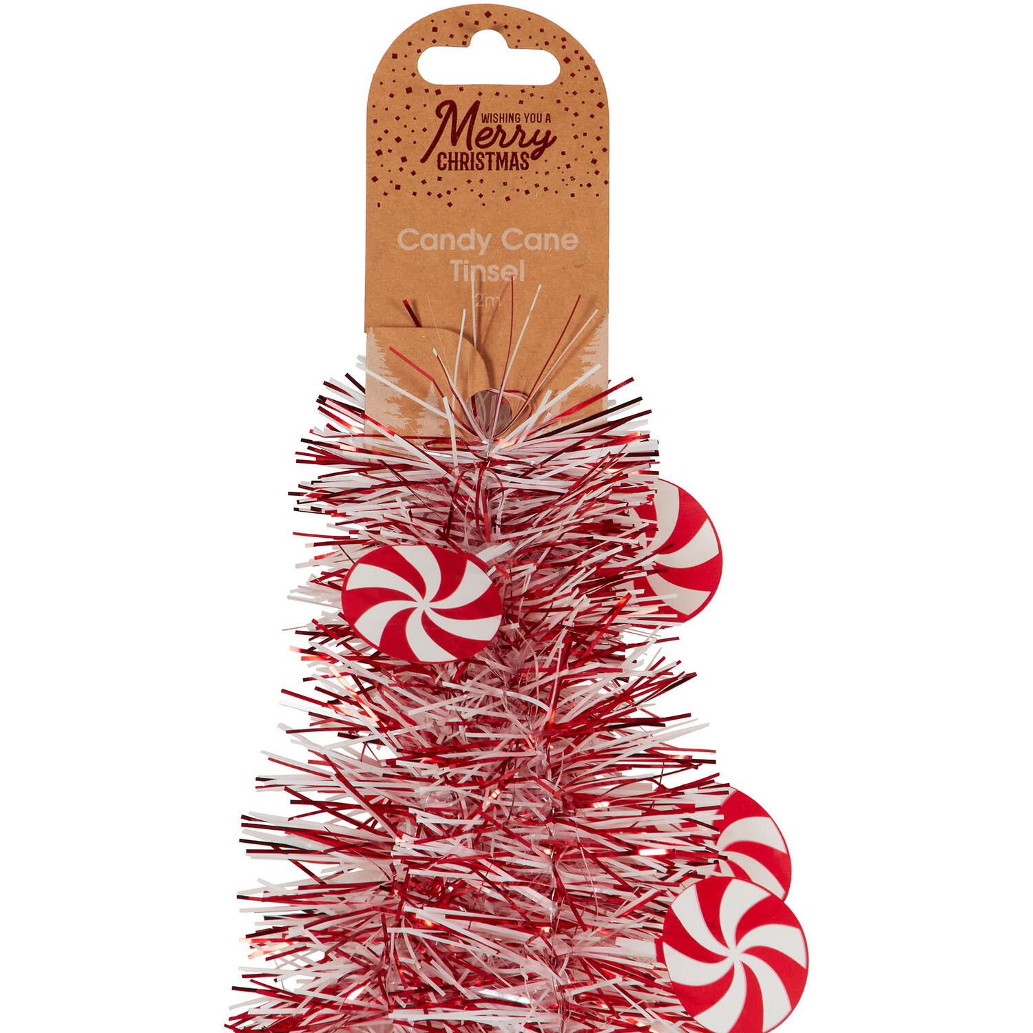 Candy Cane Tinsel Image 2