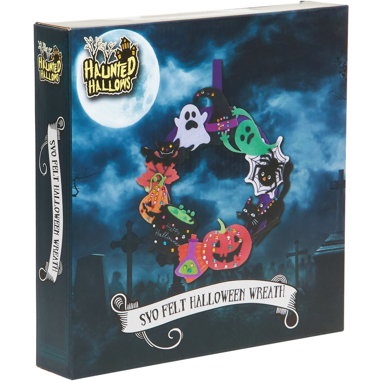 Sew Your Own Felt the Halloween Wreath Image 4