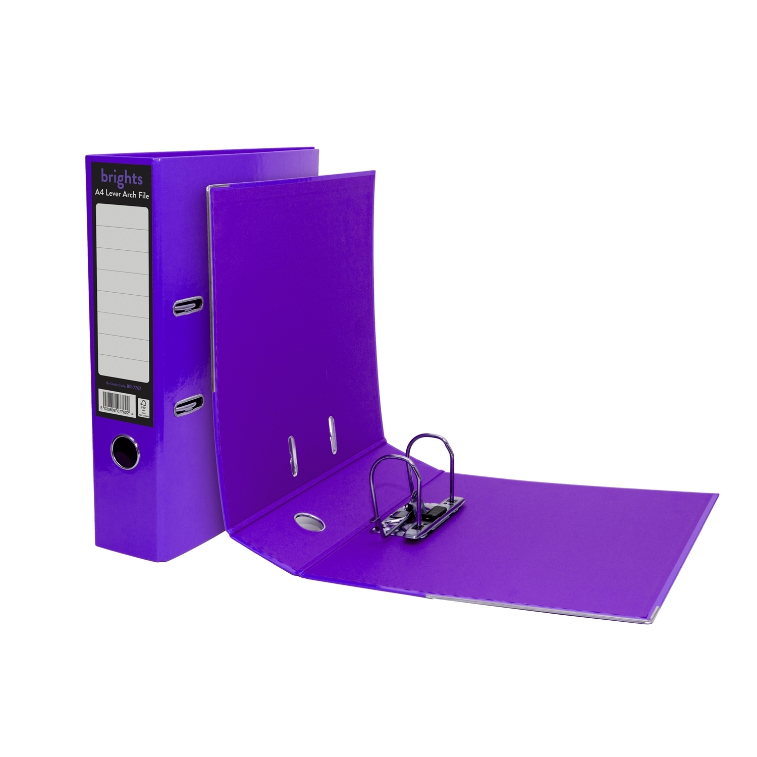 Pukka Brights A4 Purple Lever Arch File Image