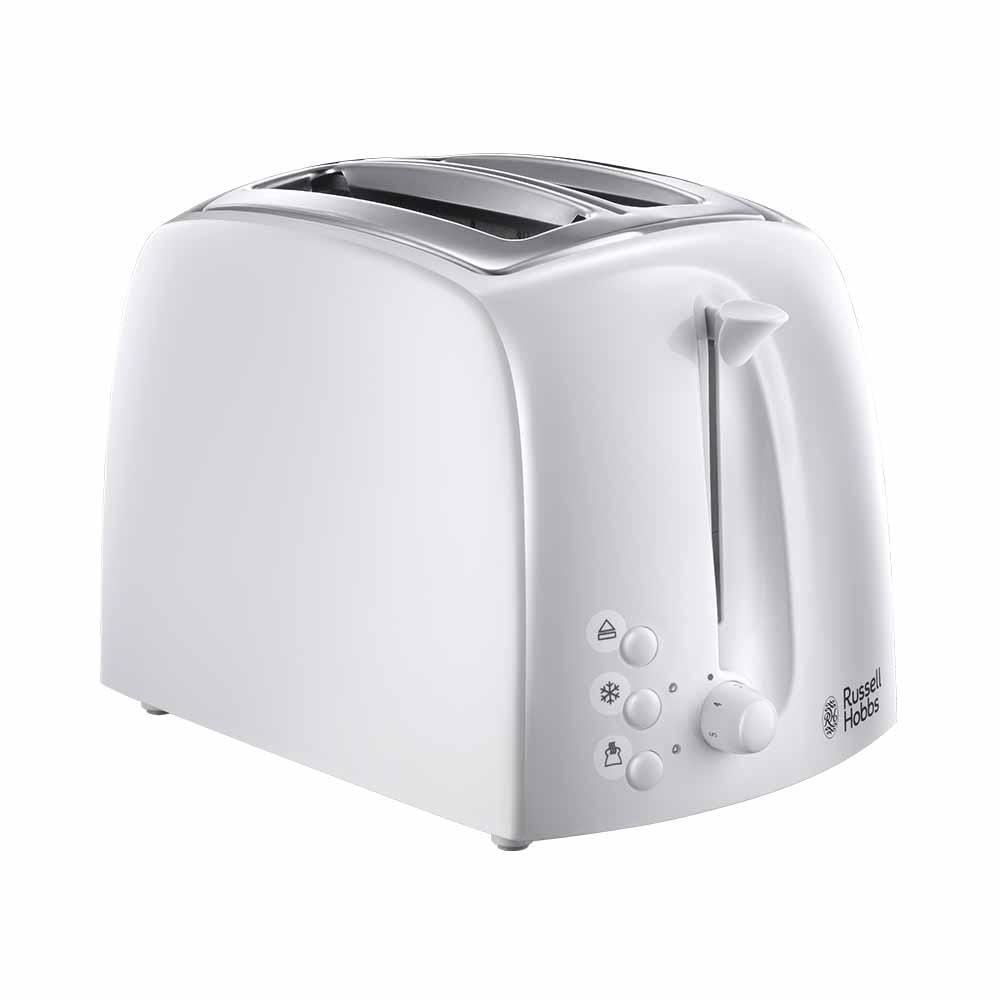 Russel Hobbs 21640 White Textures 2 Slice Toaster Image 1