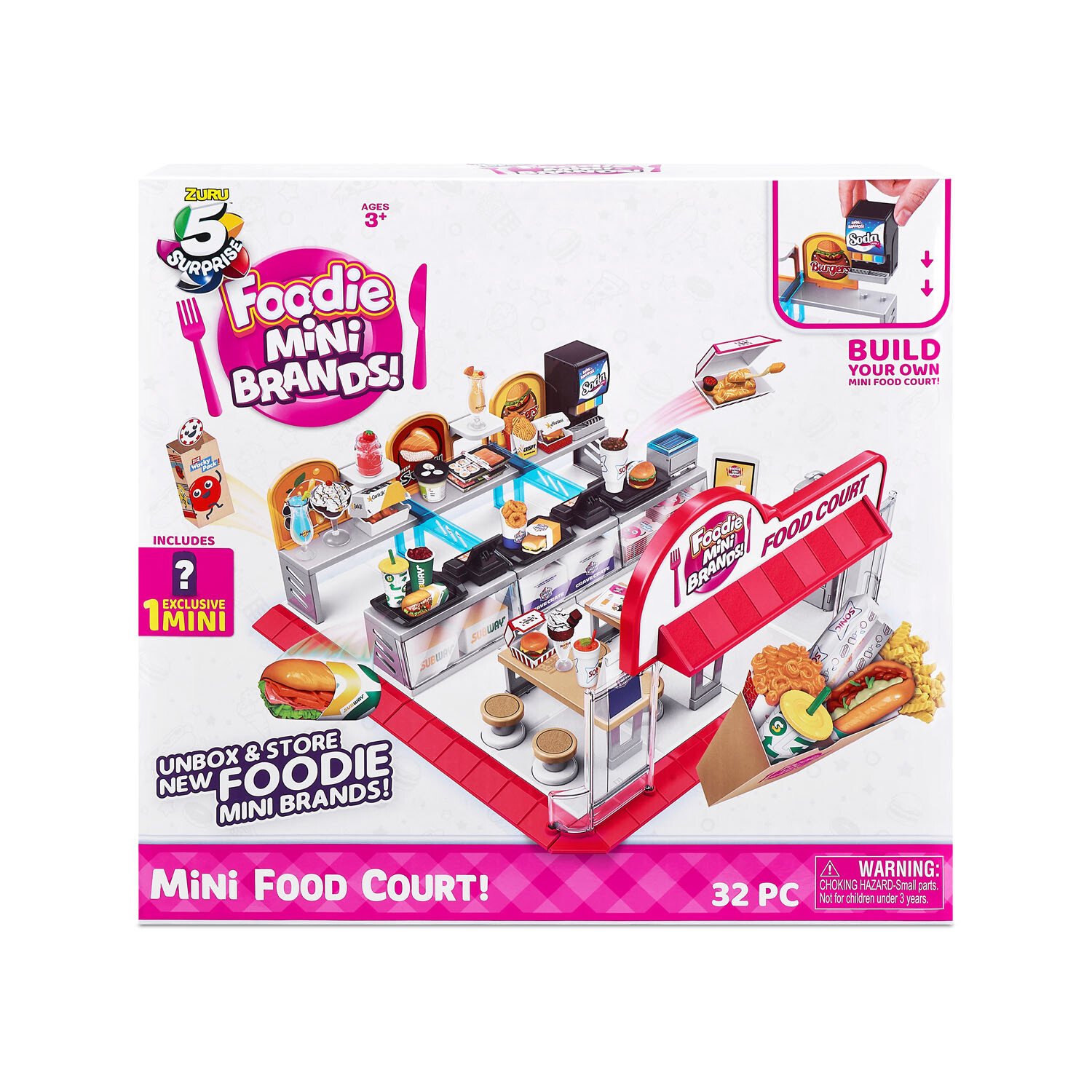 5 Surprise Foodie Mini Brands Mini Food Court Image 1