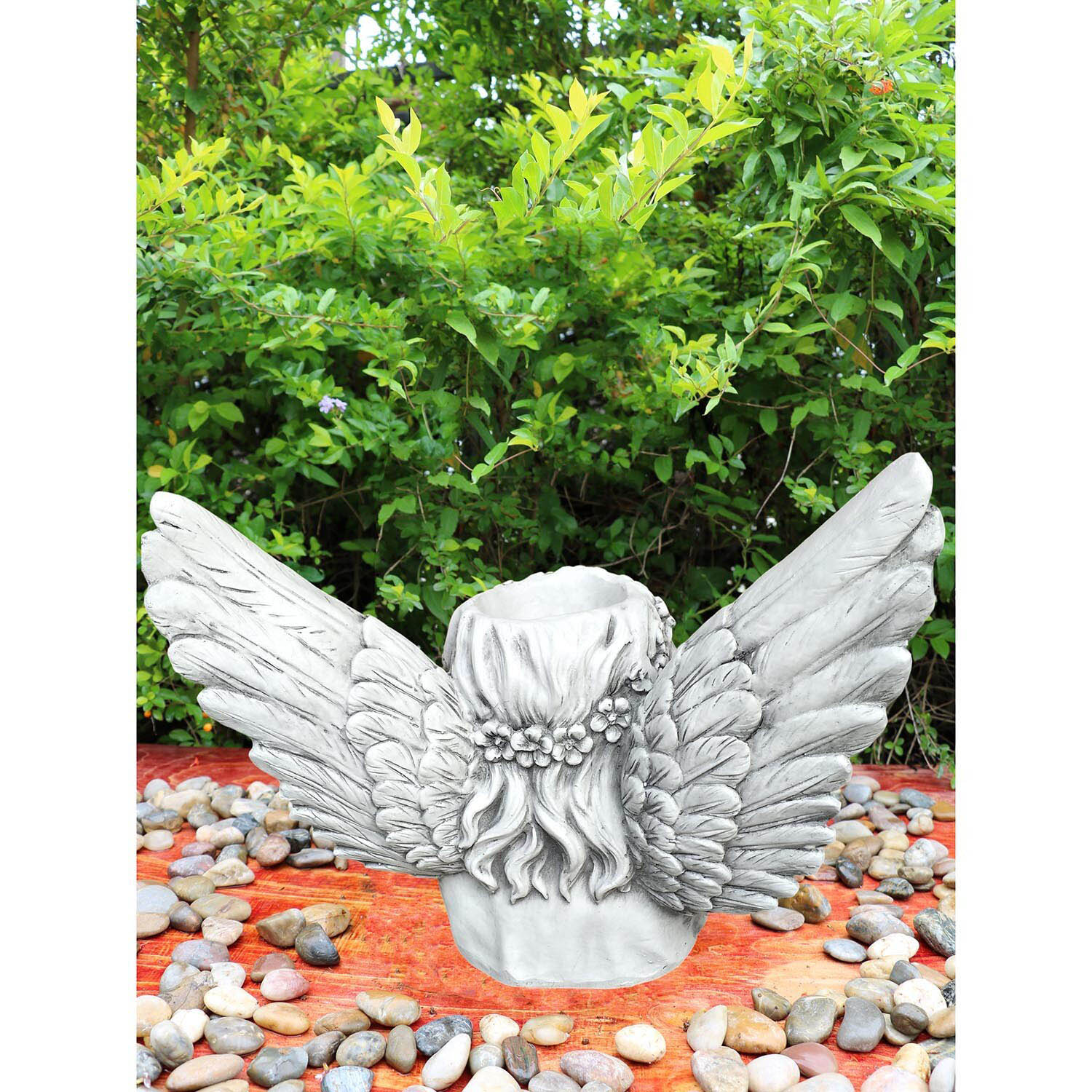 Angel Planter - Stone Image 3