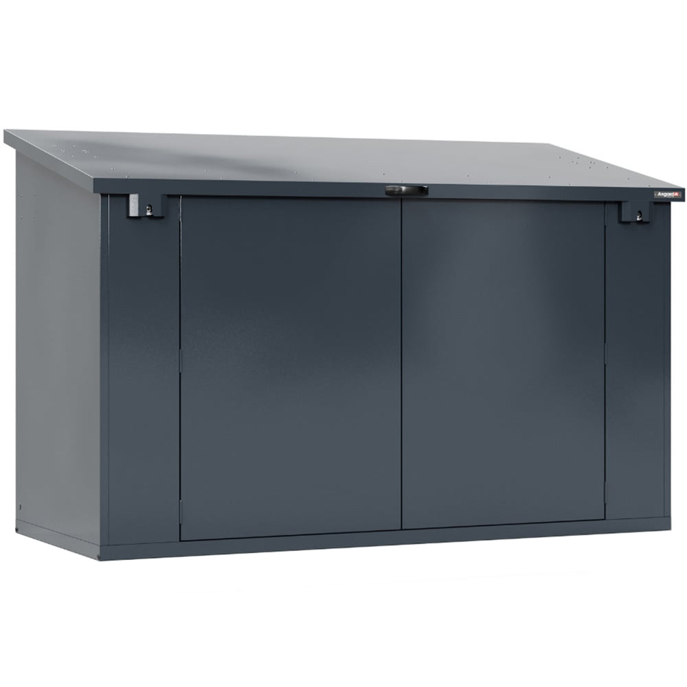 Asgard Access E Plus 8 x 4ft Double Door Grey Garden Shed Image 1