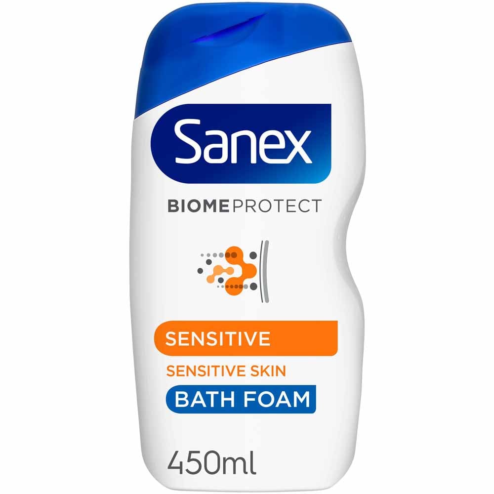 Sanex BiomeProtect Dermo Sensitive Bath Foam Case of 6 x 450ml Image 2