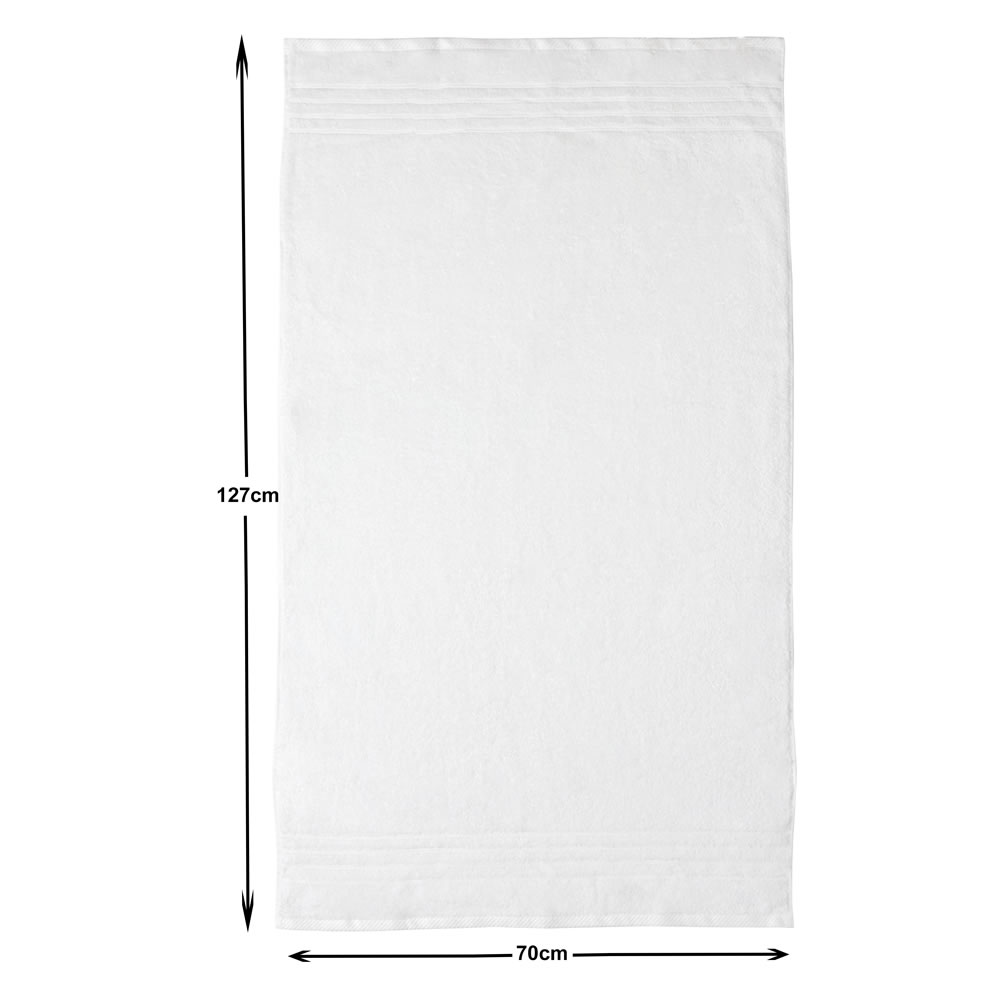 Wilko White Towel Bundle Image 5