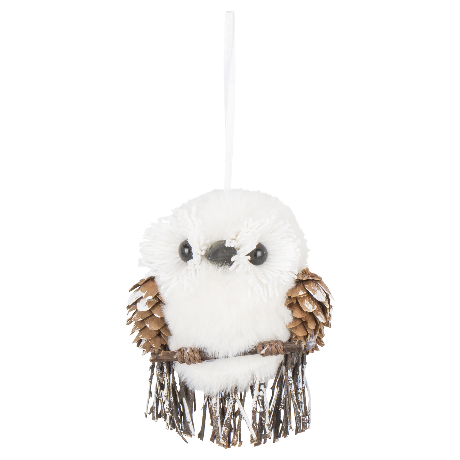 Christmas White Owl Hanging Decoration Image