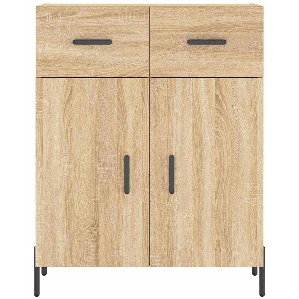 vidaXL 2 Door 2 Drawer 3 Shelf Sonoma Oak Highboard Image 8