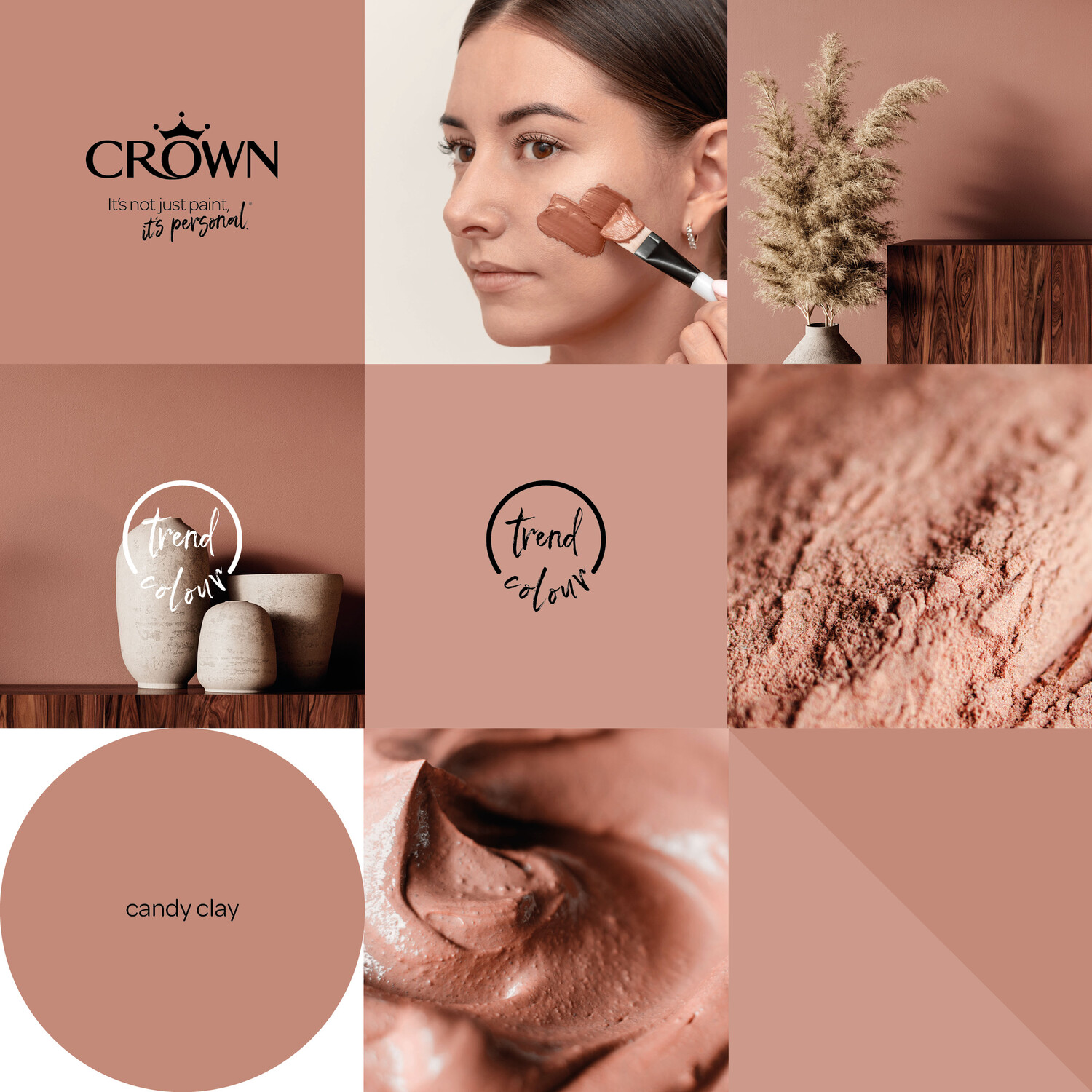 Crown Breatheasy Matt Emulsion Tester Pot - Candy Clay Image 4
