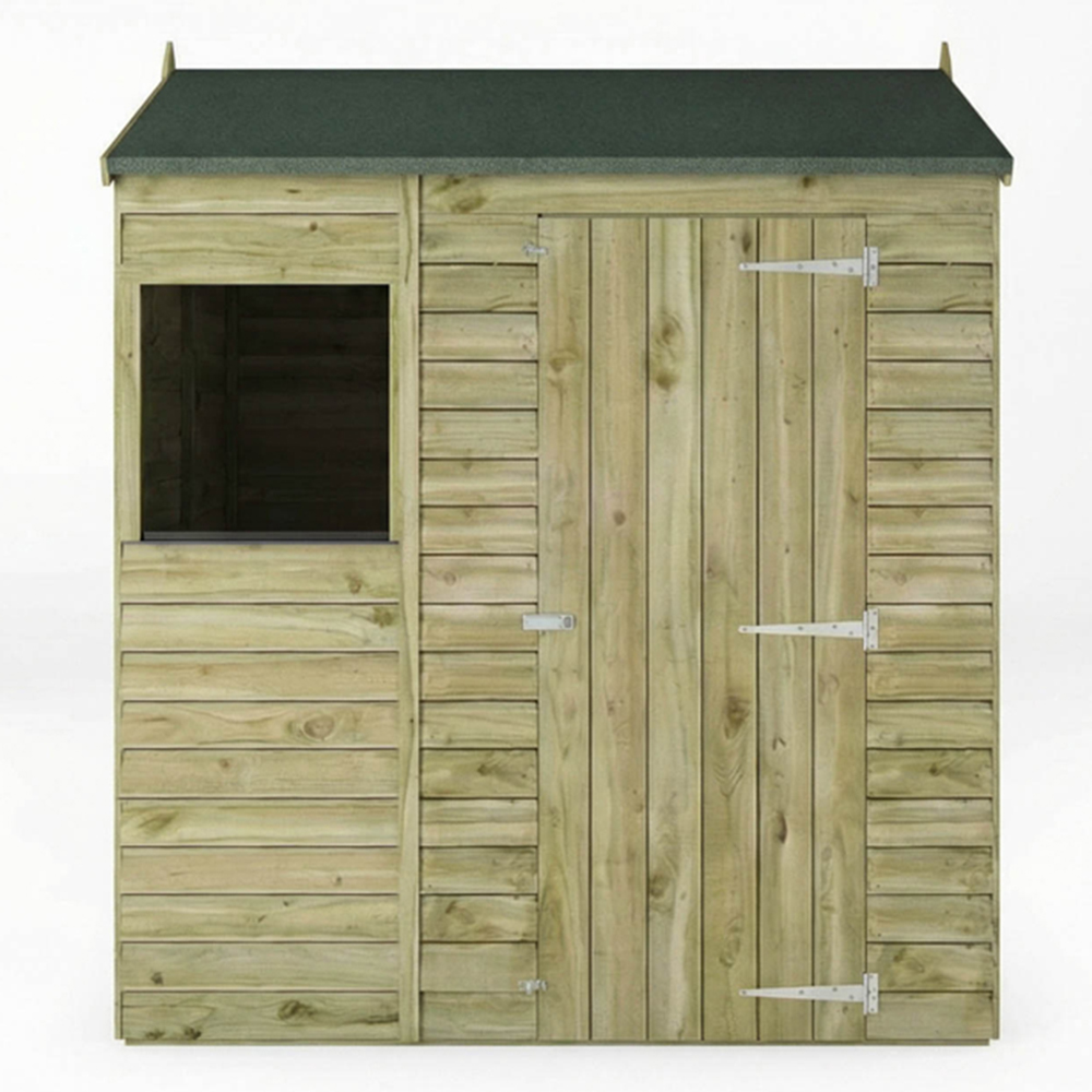 Mercia 4 x 6ft Overlap Reverse Apex Shed Image 3