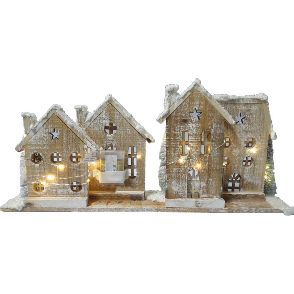 Wooden LED House Scene Image 3