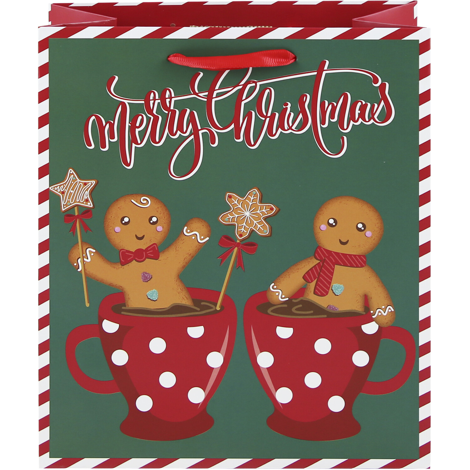 Gingerbread Christmas Gift Bag Image 3