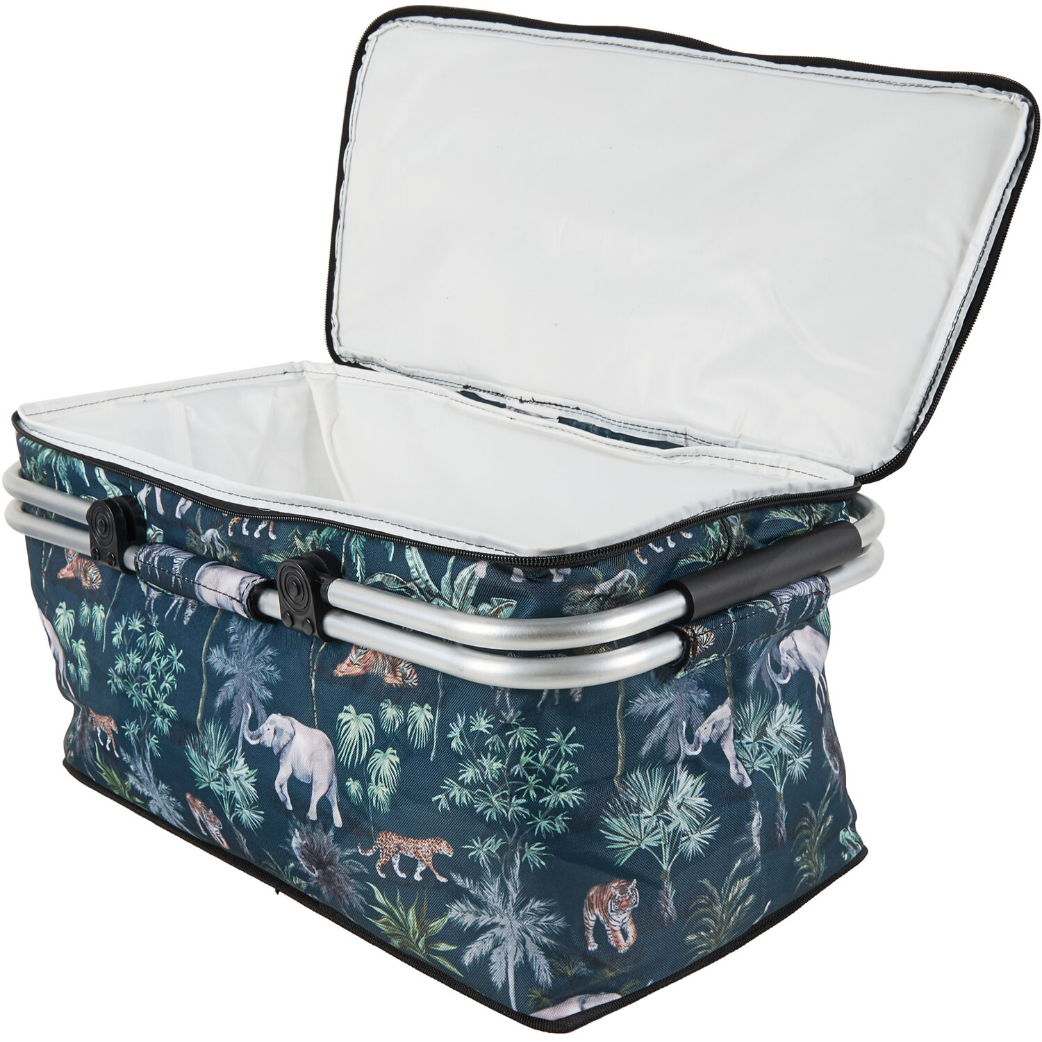 Boho Jungle Picnic Bag Green Image 4