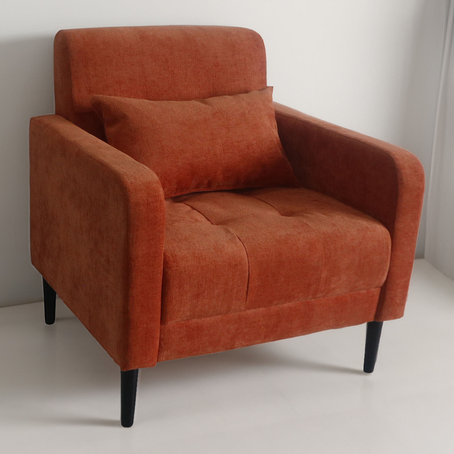 Amber Fabric Armchair Image 1