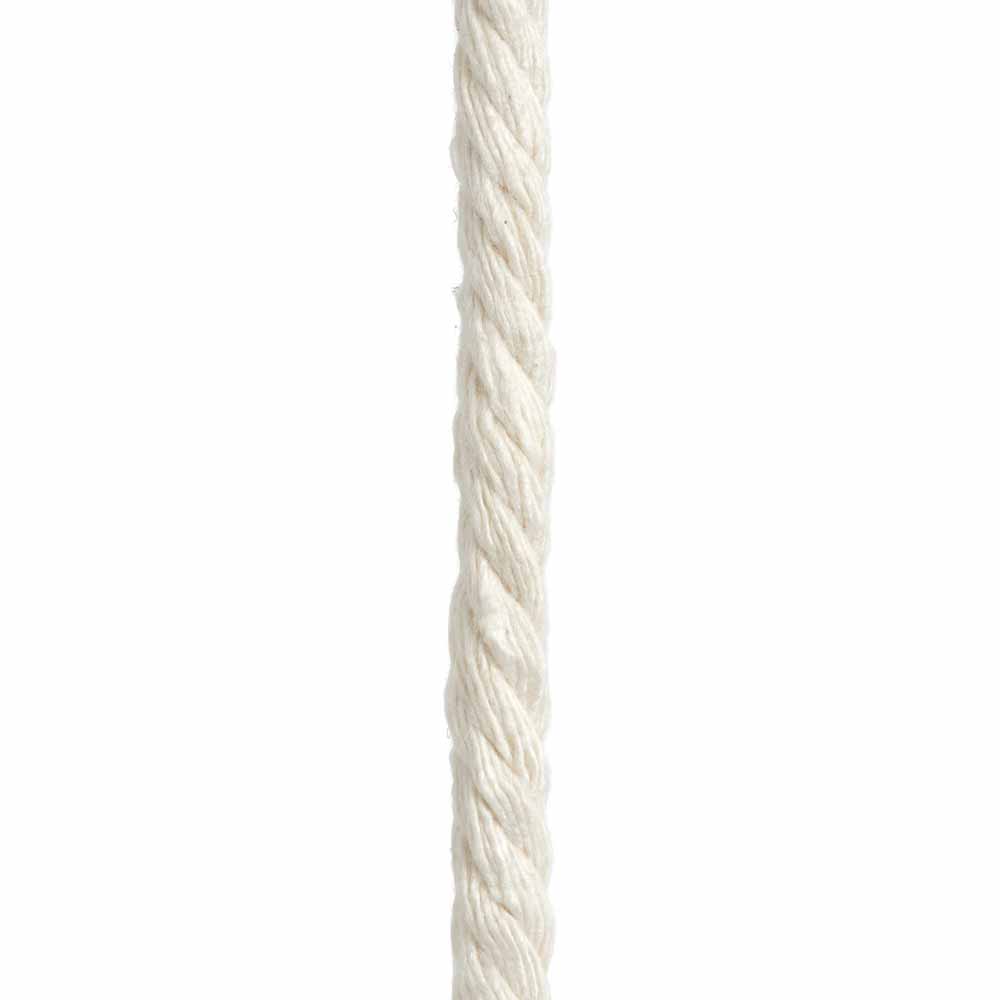 Wilko 6mm White Cotton Rope Image 2