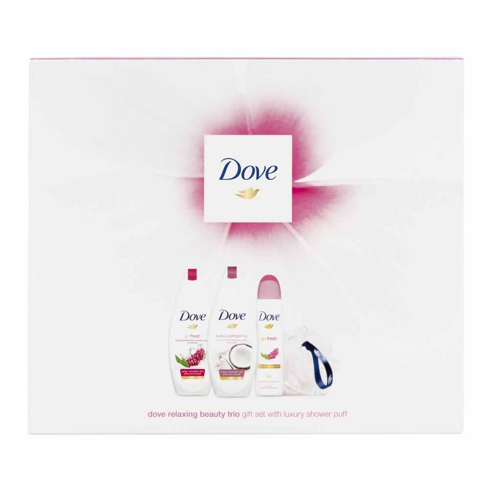 Dove Relaxing Beauty Trio Gift Set Image 1