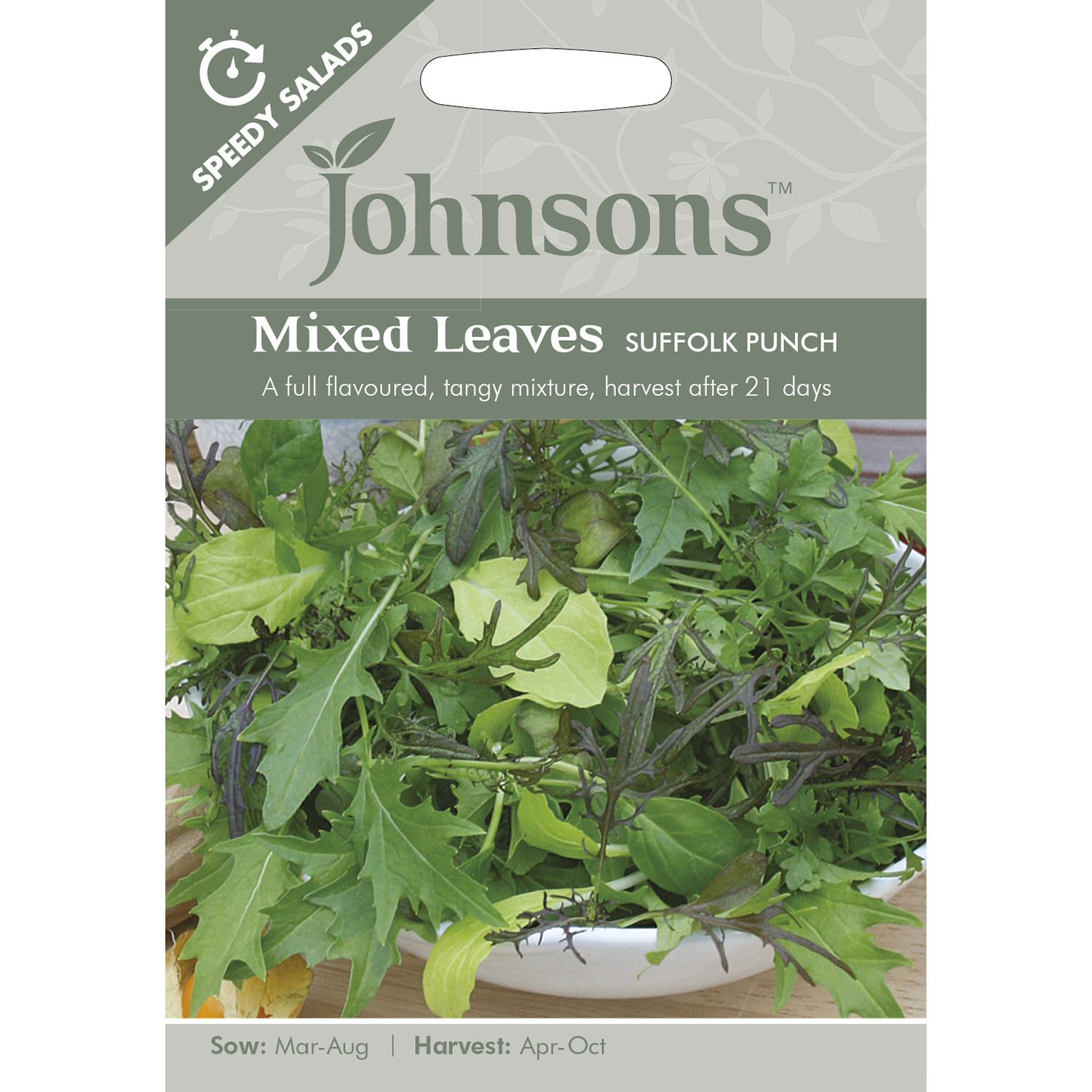 Johnsons Suffolk Punch Mixed Leaves Seeds Image 2