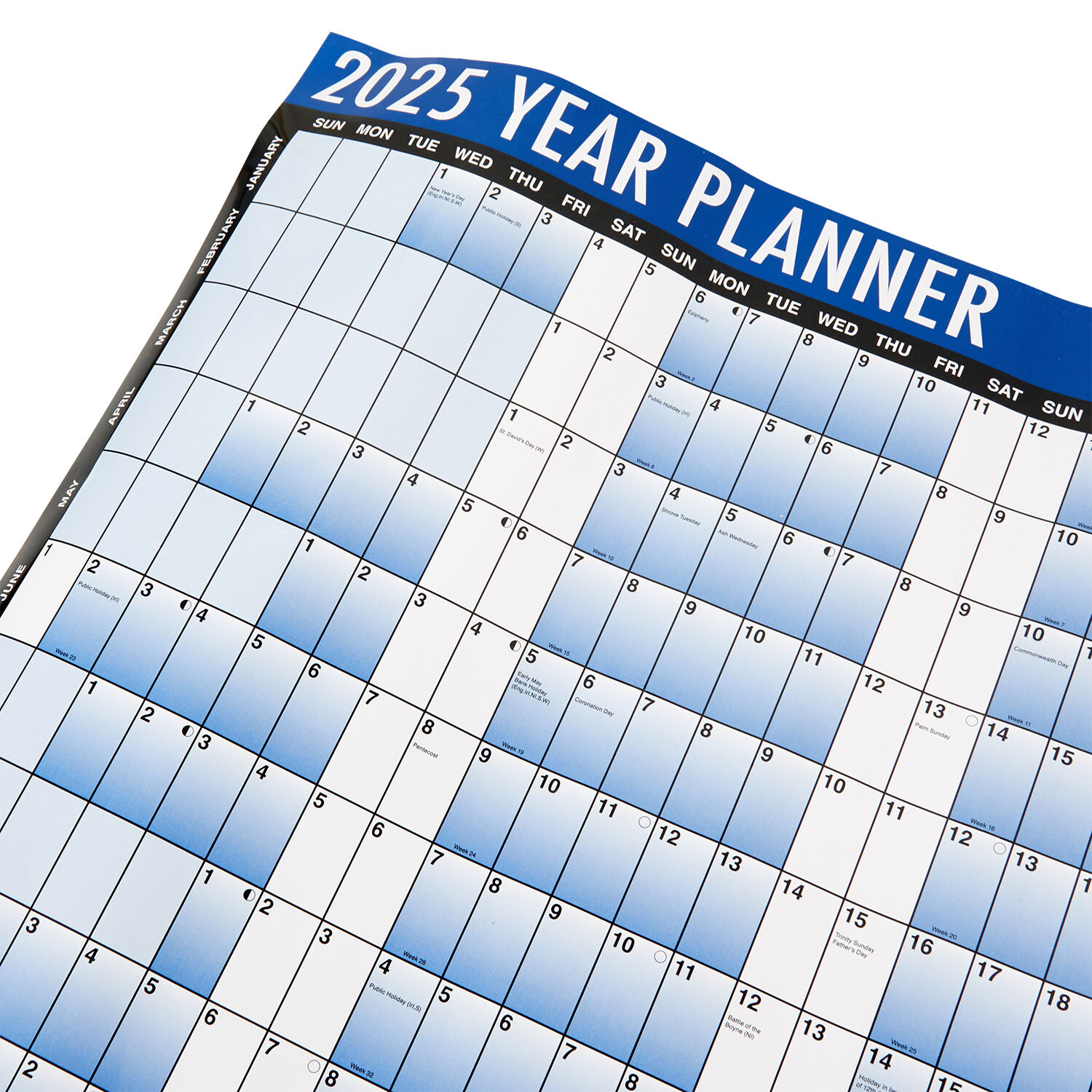 2025 Year Planner Navy - Navy Image 1