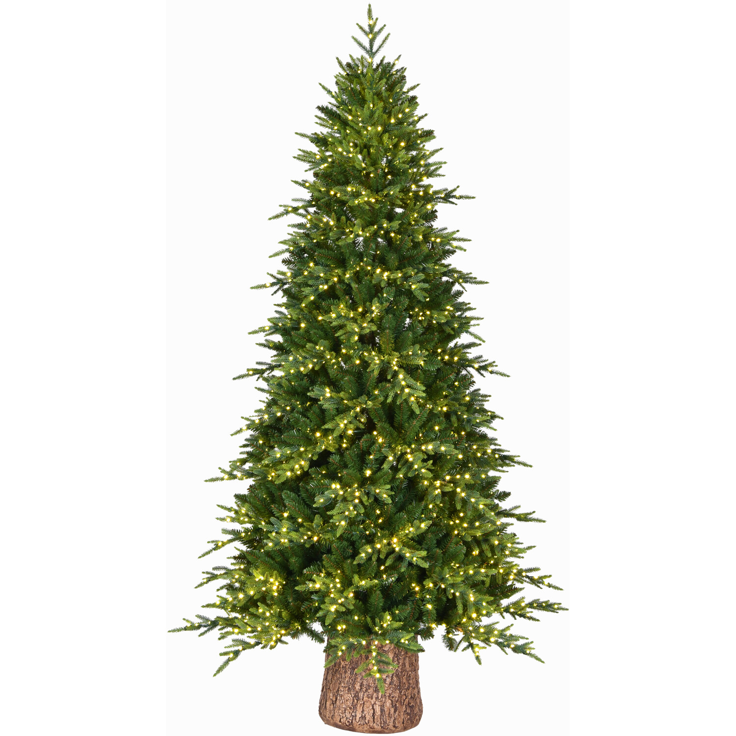 Dynasty Super Pre Lit Fir Tree 7ft - Green Image 1