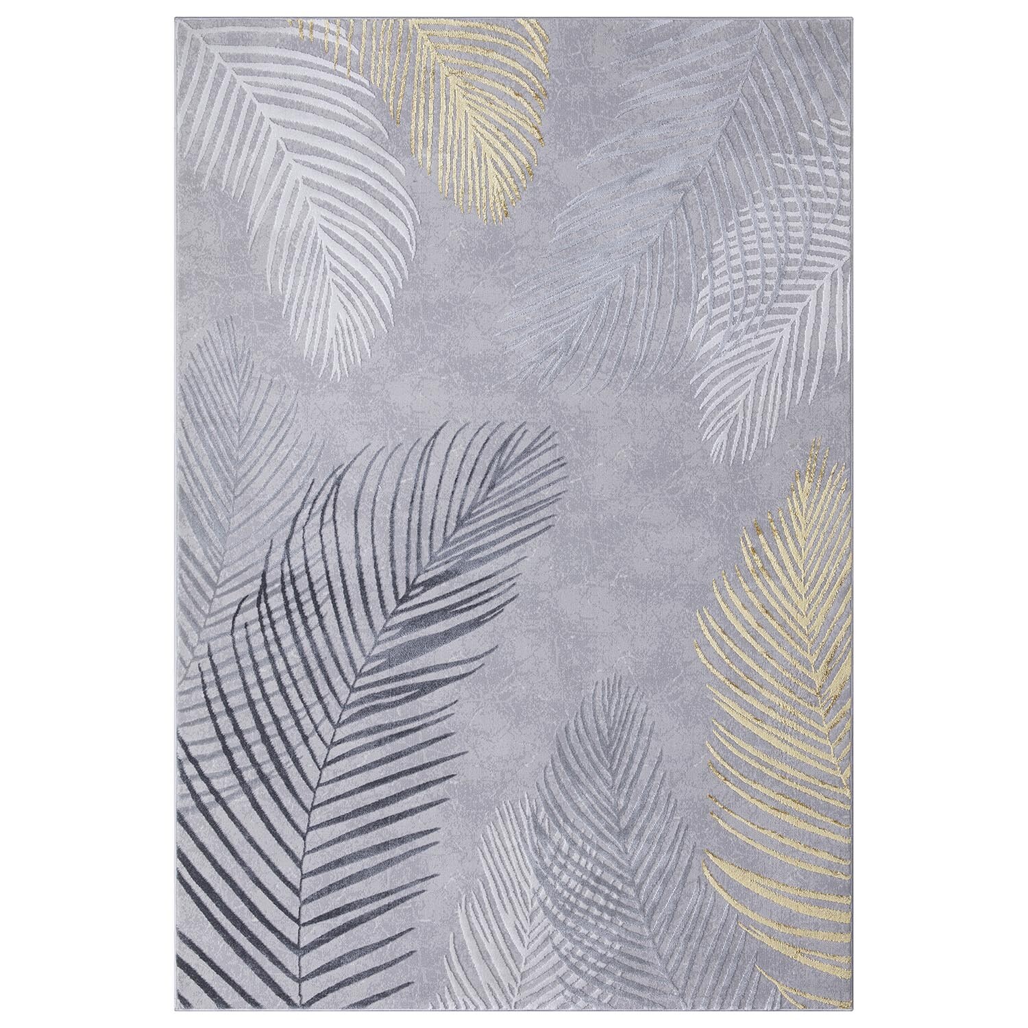 Gold Leaf Sunset Rug 120cm Image 1
