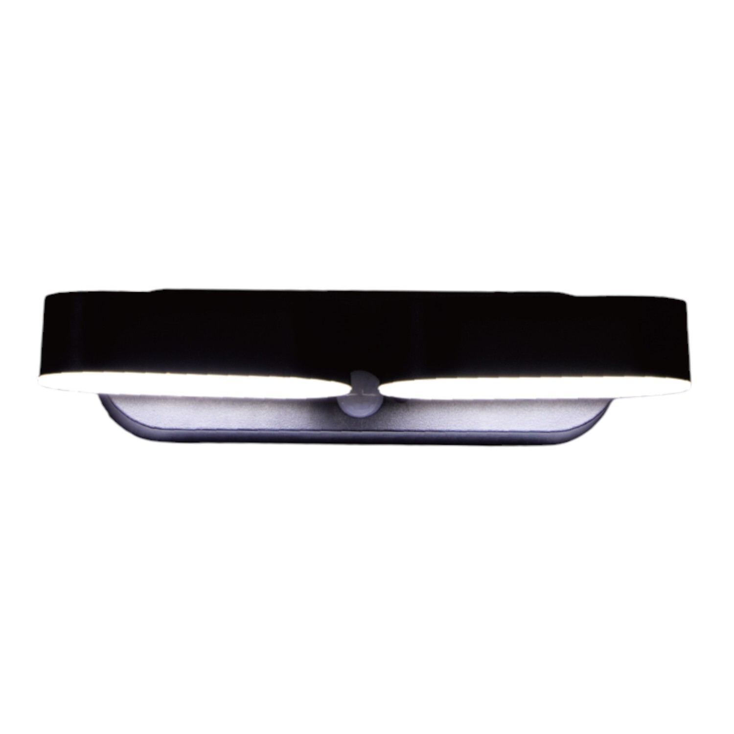 Rotatable Dual Sensor Security Light Black Image 5