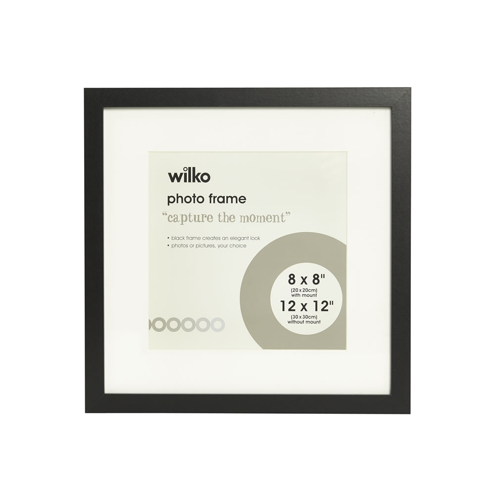 Wilko Black Photo Frame 12 x 12 Inch Image 1