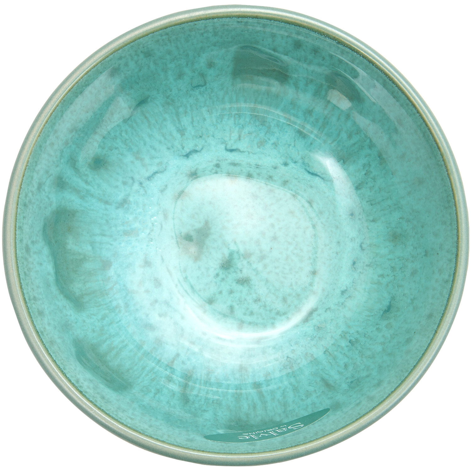Salvie Reactive Glaze Nibbles Bowl - Sea Green Image 3