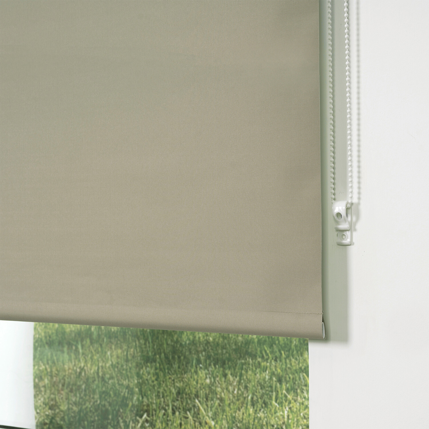 Divante Plain Blackout Roller Blind - Fawn / 90cm Image 3