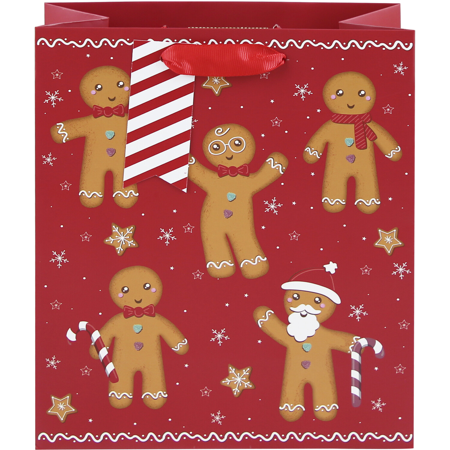 Gingerbread Christmas Gift Bag Image 2