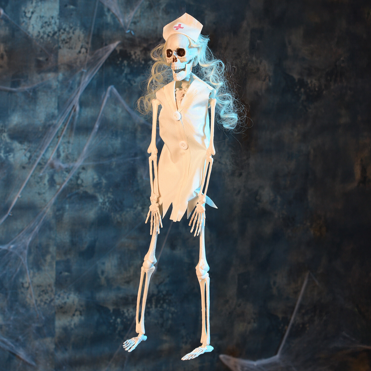 Hanging Skeleton Doctor White Image 2
