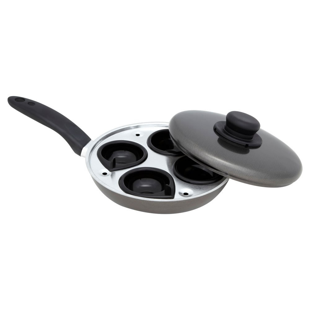 Wilko Functional Non-Stick 4 Cup Egg Poacher Image