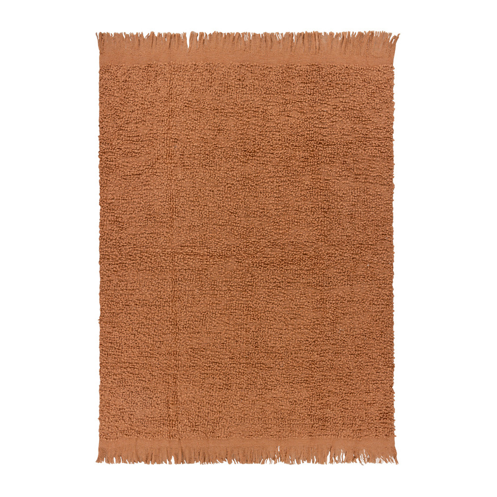 Yard Ulsmere Ginger Boucle Fringed Throw 130 x 180cm Image 3
