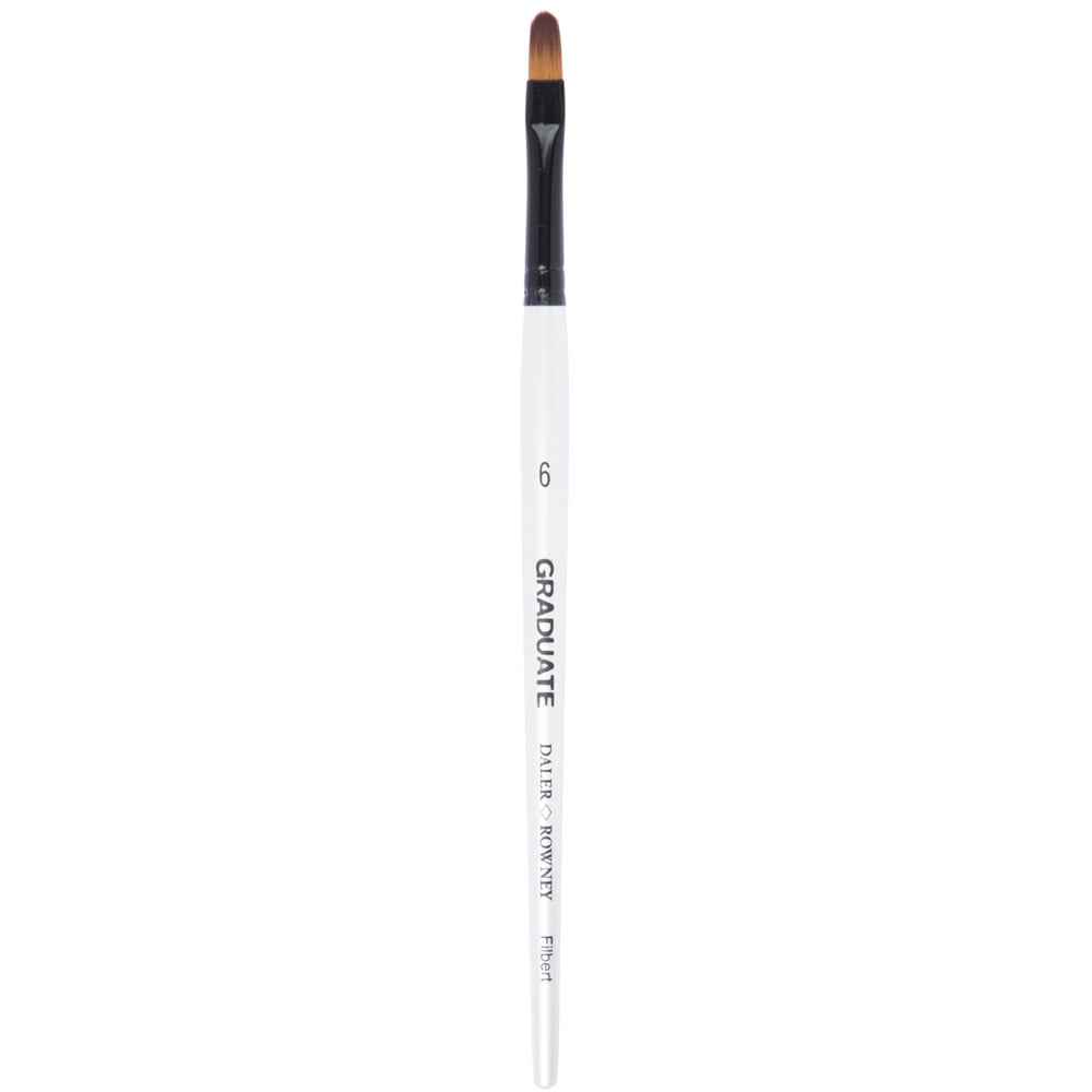 Daler-Rowney Graduate Synthetic Filbert Short Handle Brush - 6 Image 1