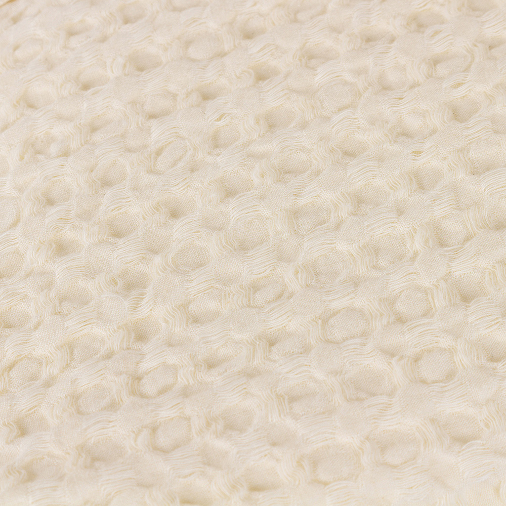 Yard Ronan Natural Sherpa Waffle Fleece Throw 130 x 180cm Image 4