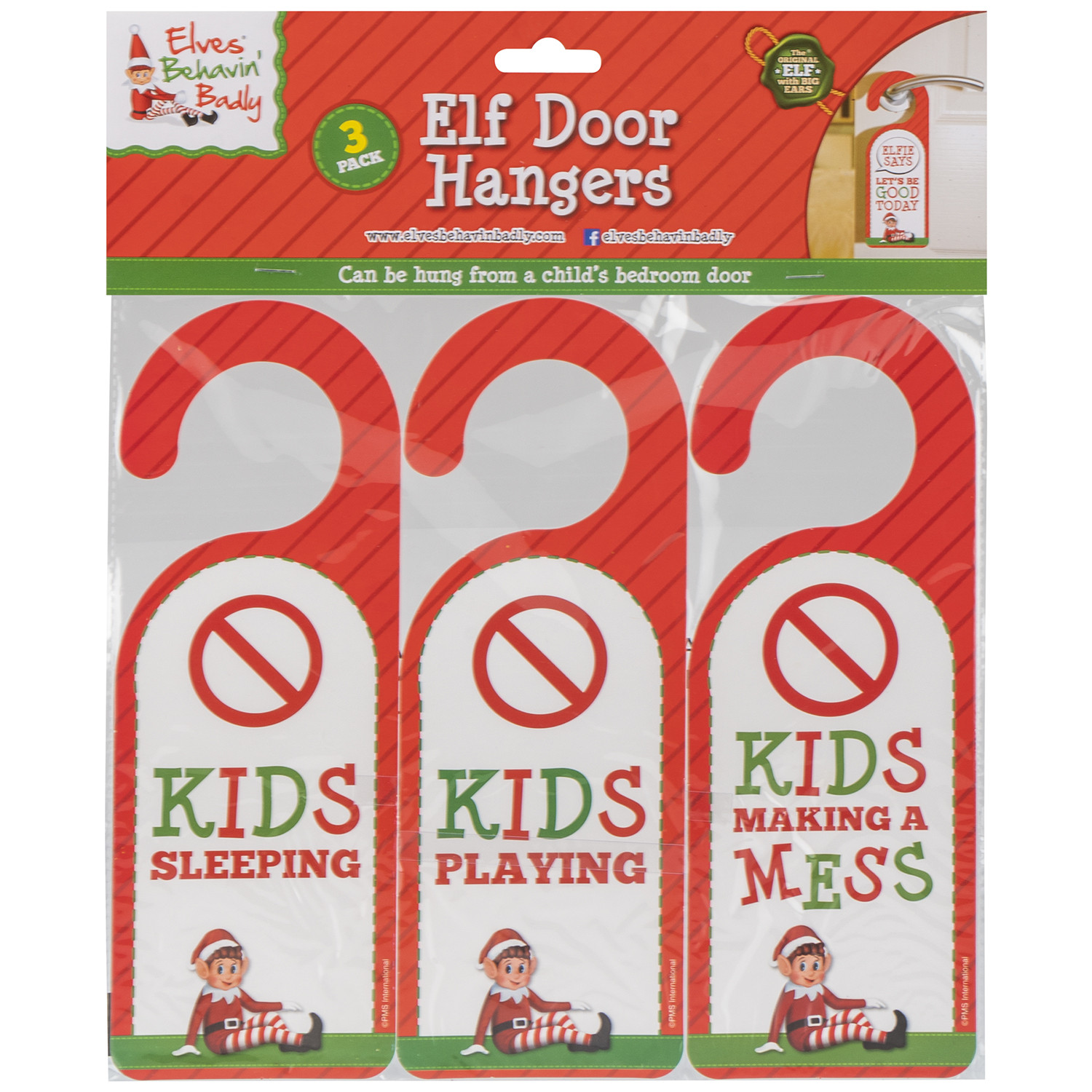 3 Pack Elf Door Hangers Image