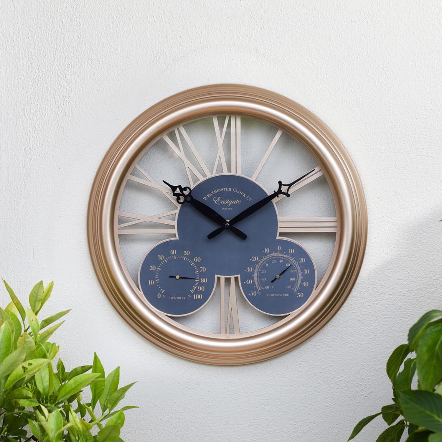 Exeter Thermometer and Wall Clock Image 2