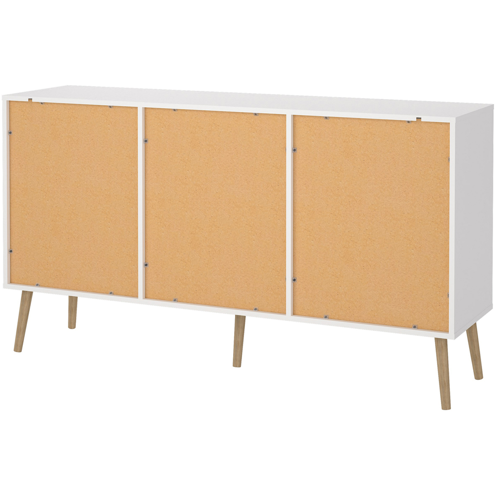 Florence Cumbria 2 Doors 3 Drawers White Sideboard Image 5