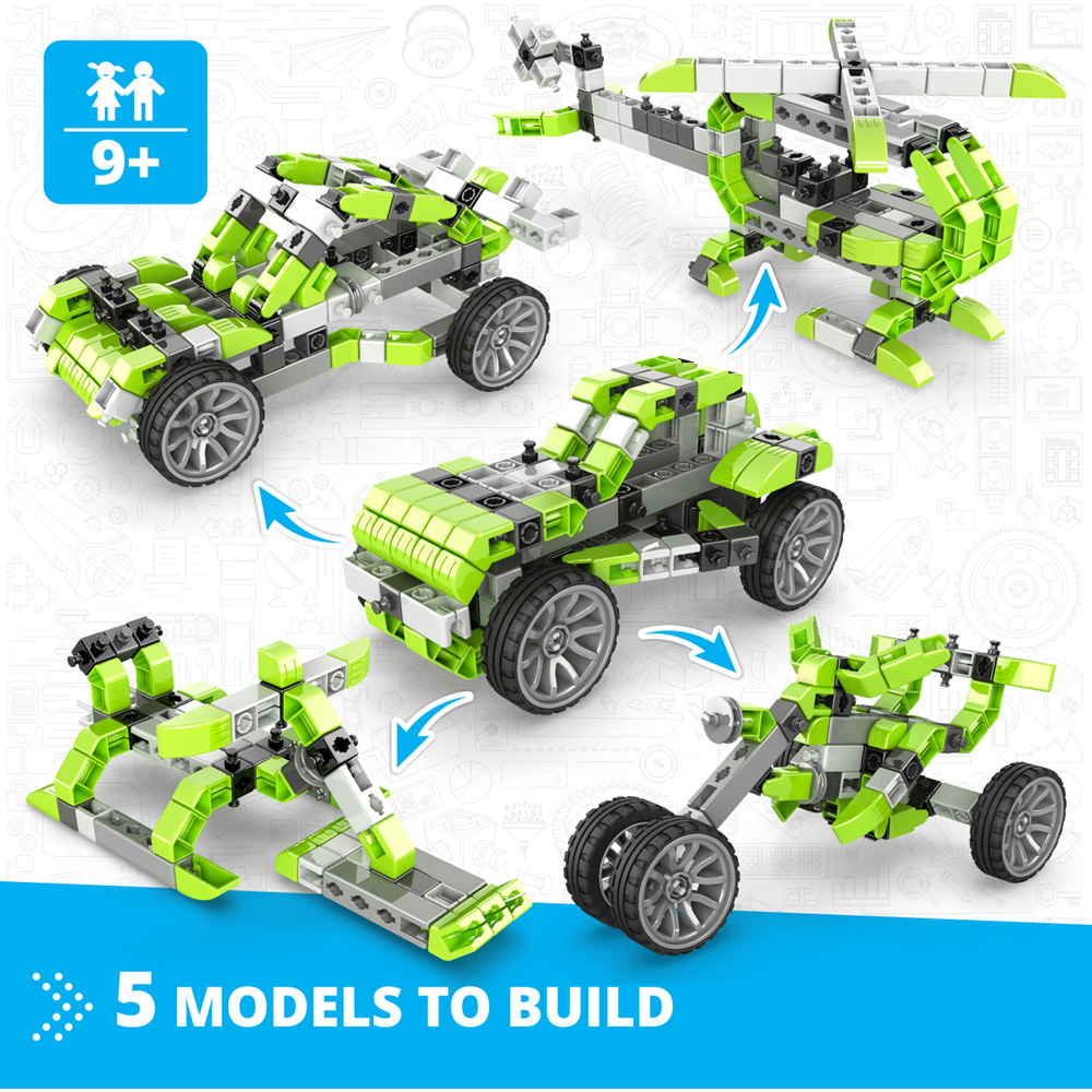 Engino Inventor Mechanics Beach Buggy Building Set Image 8