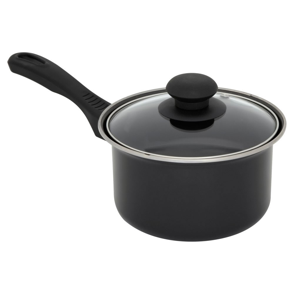 Wilko 16cm Carbon Steel Sauce Pan Image