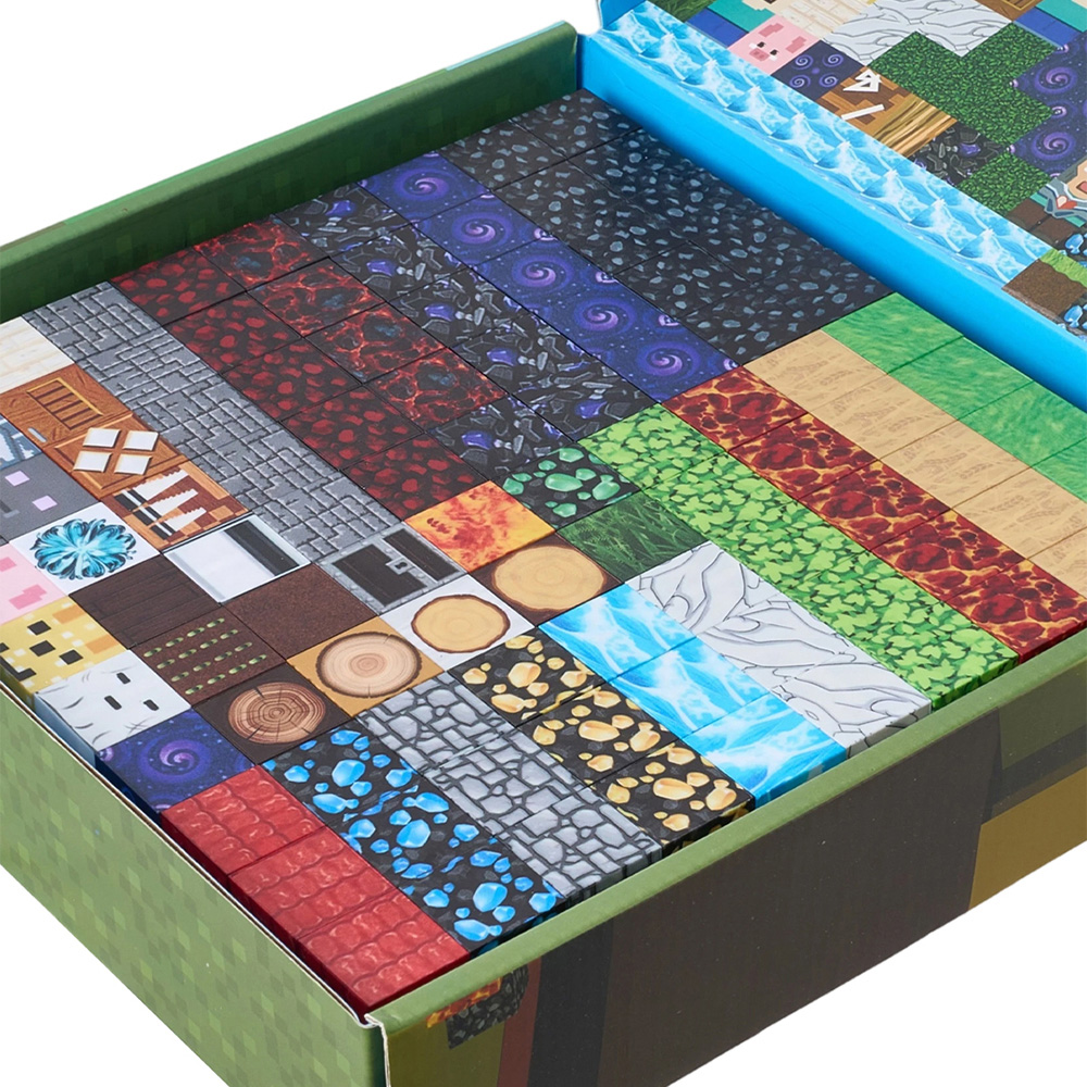 H&O Direct 200 Piece Nether Forest Theme Magnetic Pixel Cube Building Blocks Set Image 5