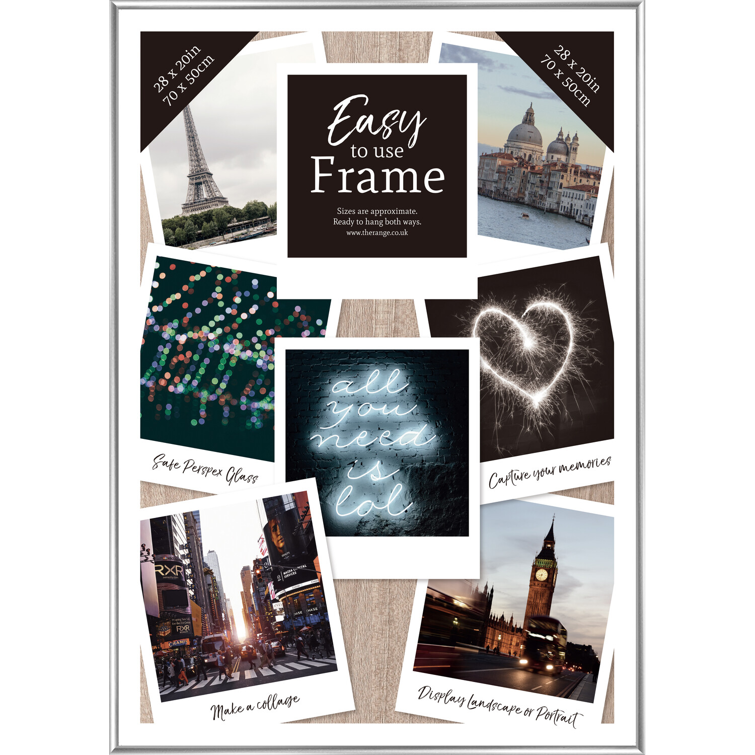 Easy Poster Frame - Silver / 28x20in Image 2