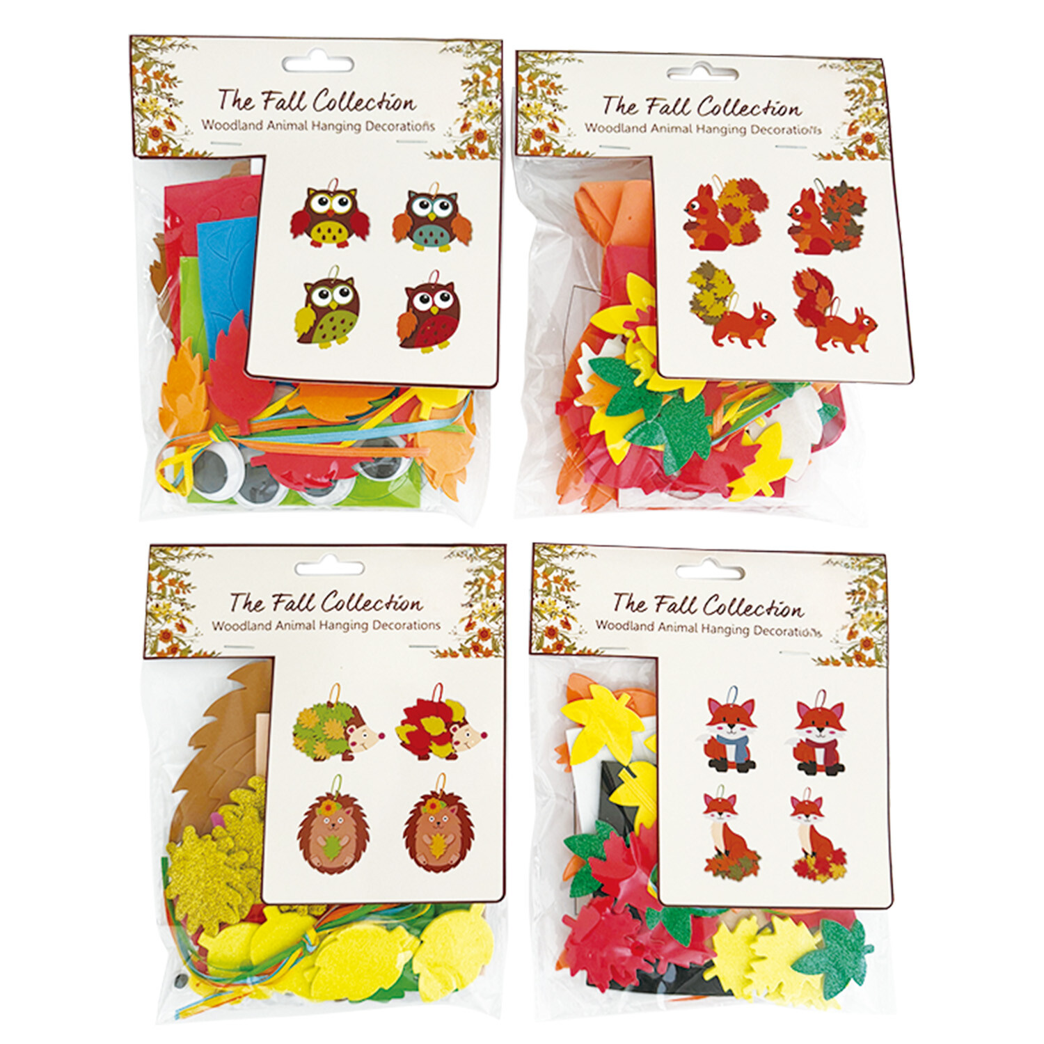 Woodland Animal Hanging Decorations - Multicolour Image 2